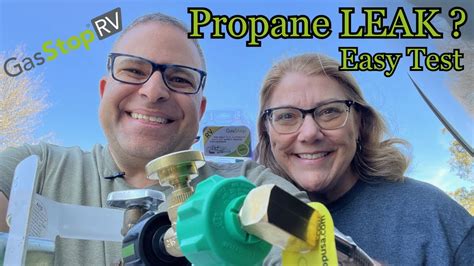 rv propane leak test